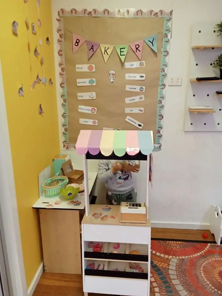 Bakery dramatic play corner at Kindoo