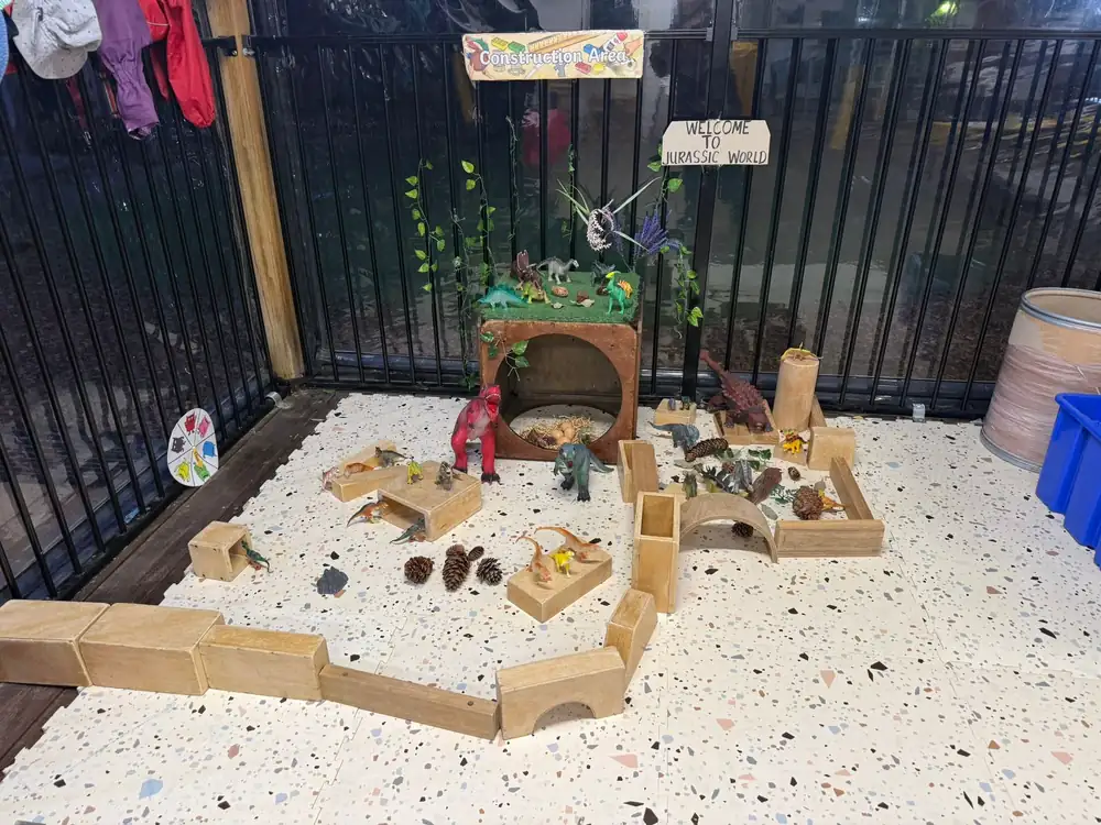 Small world sand play at Kindoo